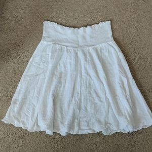 Victoria's Secret White flowy swimsuit cover up